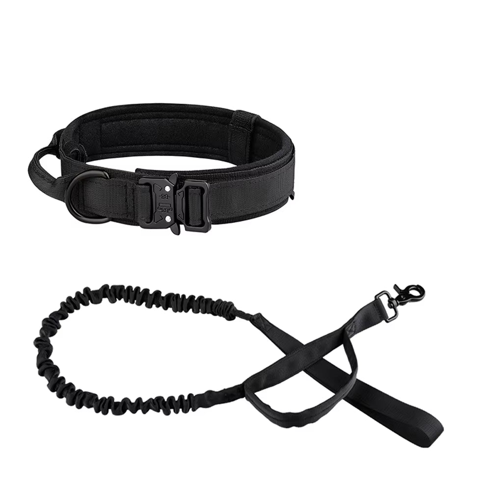 Tactical Dog Collar & Leash Set – Power, Control & Comfort for Every Adventure