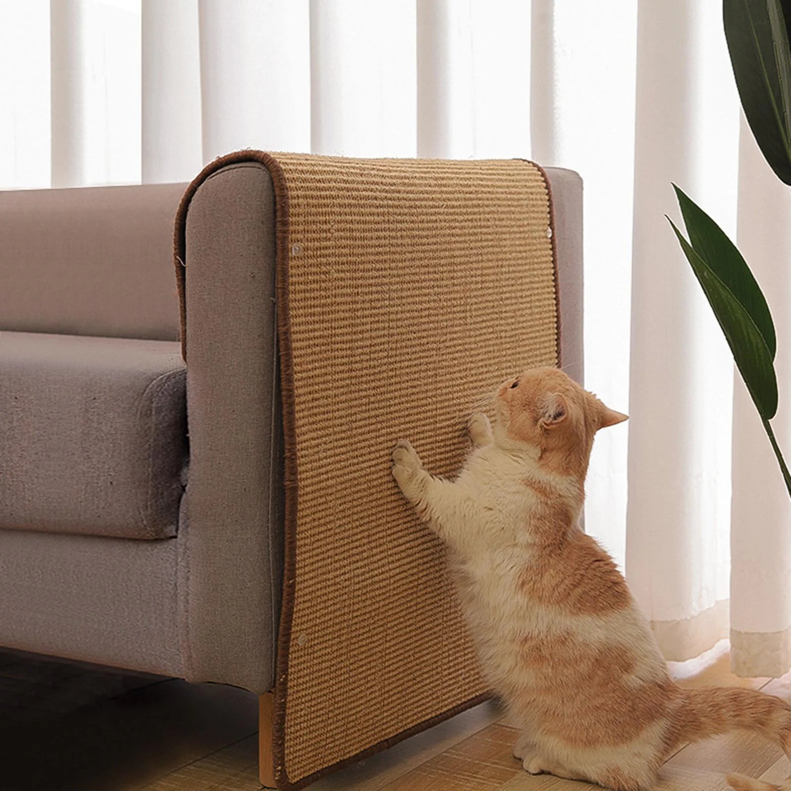 Cat Scratching Pad Eco-Friendly Sisal Mat with Cat Scratcher